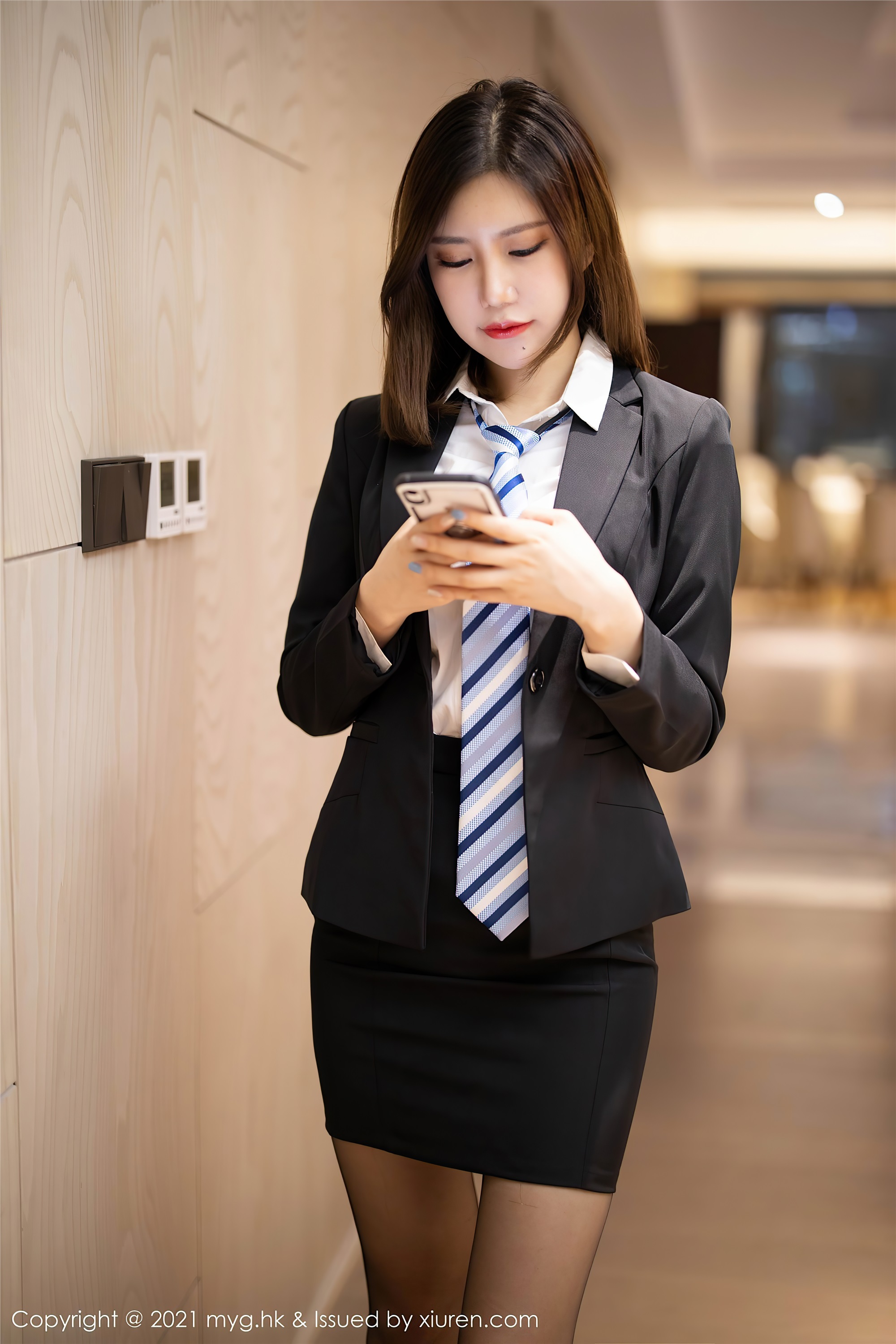 MyGirl美媛馆  2021.03.19 VOL.499 Carina绮里嘉 剧情 秘书